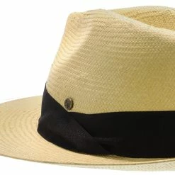 Big Catch - Walrus Hats Natural Paper Braid Straw Fedora Hat W/ Band 33 Big Catch - Walrus Hats Natural Paper Braid Straw Fedora Hat W/ Band -fashionablehats Sales Shop H4001 NATBLK 5b