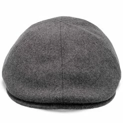 Walrus Hats Luxe Grand Master Wool Duckbill Flat Cap -fashionablehats Sales Shop H6022 6018GRY 2a