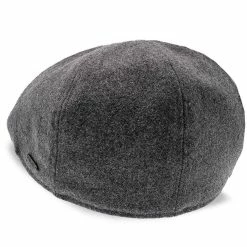 Walrus Hats Luxe Grand Master Wool Duckbill Flat Cap -fashionablehats Sales Shop H6022 6018GRY 4a