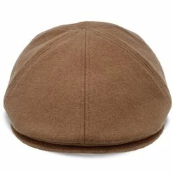 Walrus Hats Luxe Grand Master Wool Duckbill Flat Cap -fashionablehats Sales Shop H6022 6020TAN 2a