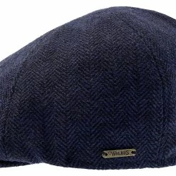 Walrus Hats Luxe End Game Duckbill Wool Flat Cap -fashionablehats Sales Shop H6024 6015NAVY 6a