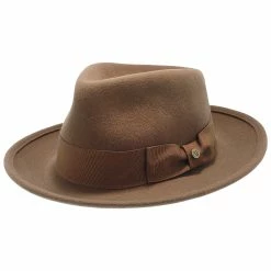 Capital - Walrus Crushable Hat Wool Felt Fedora - H7000 -fashionablehats Sales Shop H7000 PECAN 0a