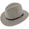 Legacy - Walrus Hats Grey Wool Felt Fedora Hat - H7002 1 Legacy - Walrus Hats Grey Wool Felt Fedora Hat - H7002 -fashionablehats Sales Shop H7002 GY