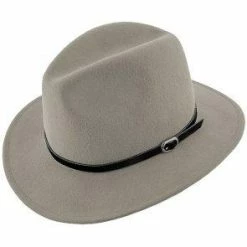 Legacy - Walrus Hats Grey Wool Felt Fedora Hat - H7002
