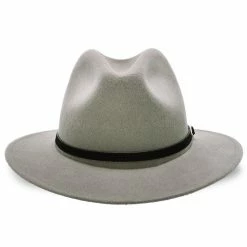 Legacy - Walrus Hats Grey Wool Felt Fedora Hat - H7002 17 Legacy - Walrus Hats Grey Wool Felt Fedora Hat - H7002 -fashionablehats Sales Shop H7002 GY 2b
