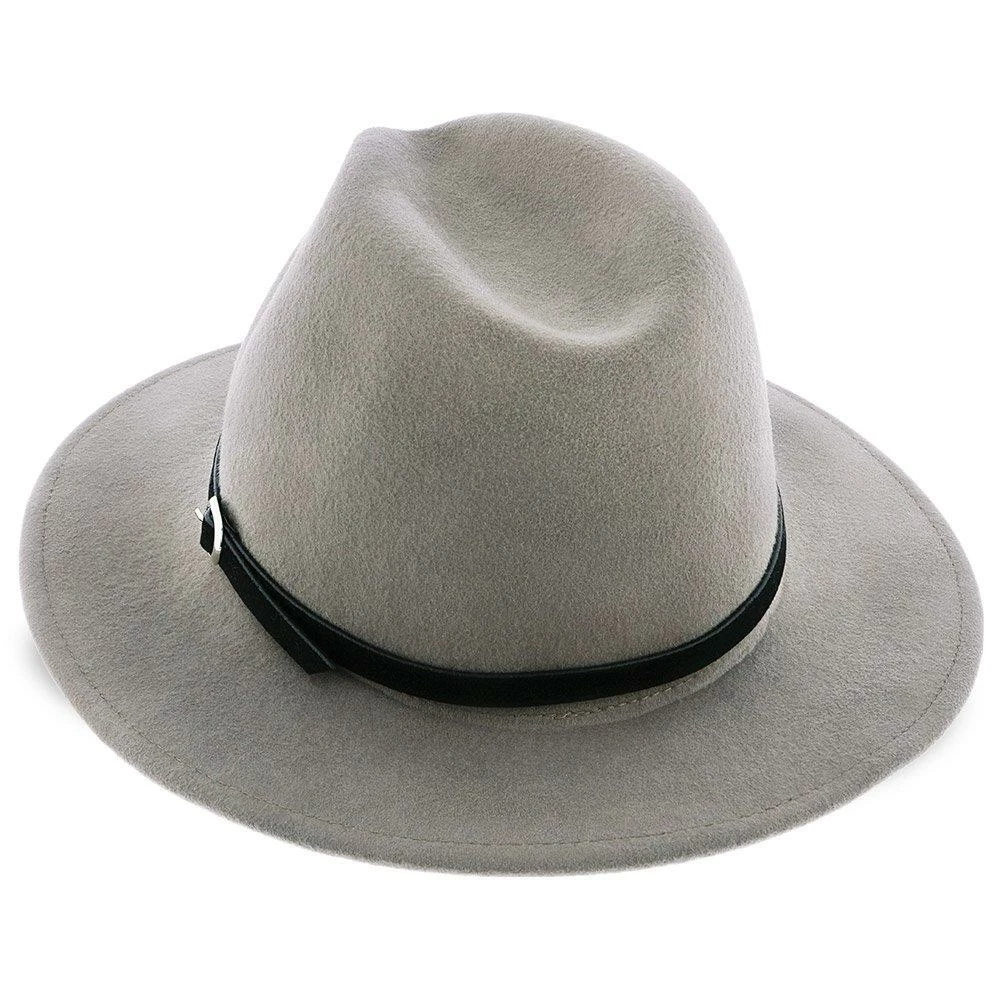 Legacy - Walrus Hats Grey Wool Felt Fedora Hat - H7002 7 Legacy - Walrus Hats Grey Wool Felt Fedora Hat - H7002 - Image 6