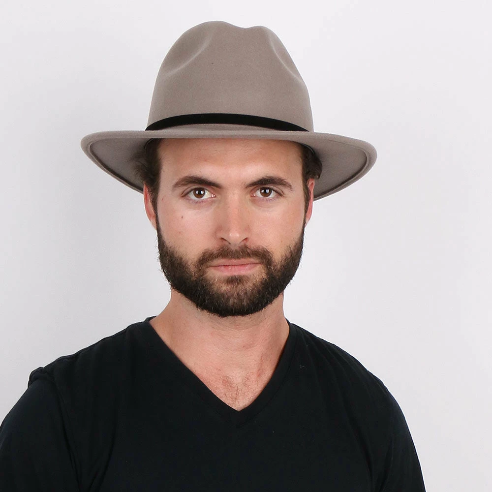 Legacy - Walrus Hats Grey Wool Felt Fedora Hat - H7002 13 Legacy - Walrus Hats Grey Wool Felt Fedora Hat - H7002 - Image 12