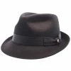 Triumph - Walrus Hats Grey Wool Felt Trilby Hat - H7004 -fashionablehats Sales Shop H7004 BLK 0a