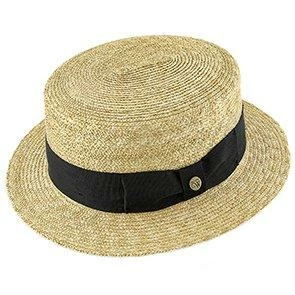 Voyage - Walrus Hats Natural Straw Boater Hat - H7006 3 Voyage - Walrus Hats Natural Straw Boater Hat - H7006
