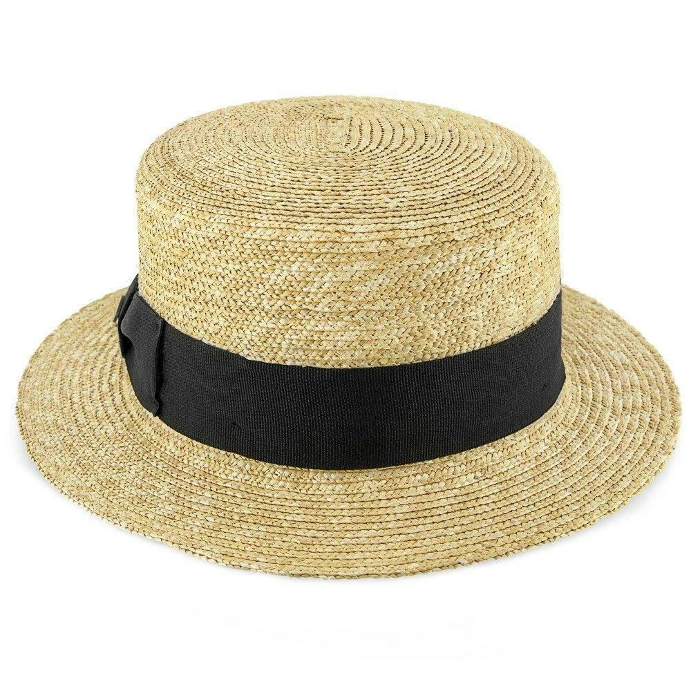 Voyage - Walrus Hats Natural Straw Boater Hat - H7006 6 Voyage - Walrus Hats Natural Straw Boater Hat - H7006 - Image 4