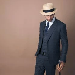 Voyage - Walrus Hats Natural Straw Boater Hat - H7006 29 Voyage - Walrus Hats Natural Straw Boater Hat - H7006 -fashionablehats Sales Shop H7006 NAT mo m1 v2