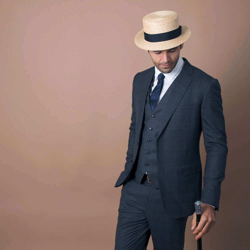 Voyage - Walrus Hats Natural Straw Boater Hat - H7006 11 Voyage - Walrus Hats Natural Straw Boater Hat - H7006 - Image 9