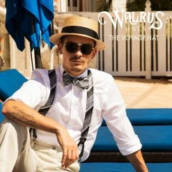 Voyage - Walrus Hats Natural Straw Boater Hat - H7006 30 Voyage - Walrus Hats Natural Straw Boater Hat - H7006 -fashionablehats Sales Shop H7006 NAT mo m4