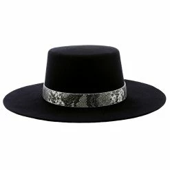 Serpentine - Walrus Hats Wool Felt Bolero Hat -fashionablehats Sales Shop H702606 BLK 1