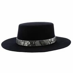 Serpentine - Walrus Hats Wool Felt Bolero Hat -fashionablehats Sales Shop H702606 BLK 2
