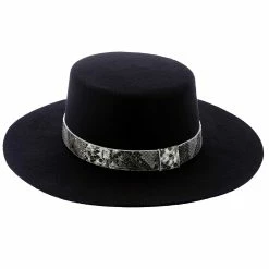 Serpentine - Walrus Hats Wool Felt Bolero Hat -fashionablehats Sales Shop H702606 BLK 3