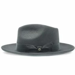 Imperial - Walrus Hats White Center Dent Wool Felt Fedora Hat -fashionablehats Sales Shop H7028 GY 3c