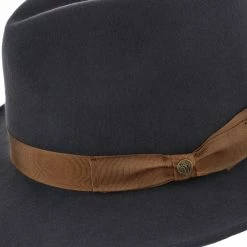 Jetsetter - Walrus Hats Grey Center Dent Wool Felt Fedora Hat -fashionablehats Sales Shop H7030 GY 4b