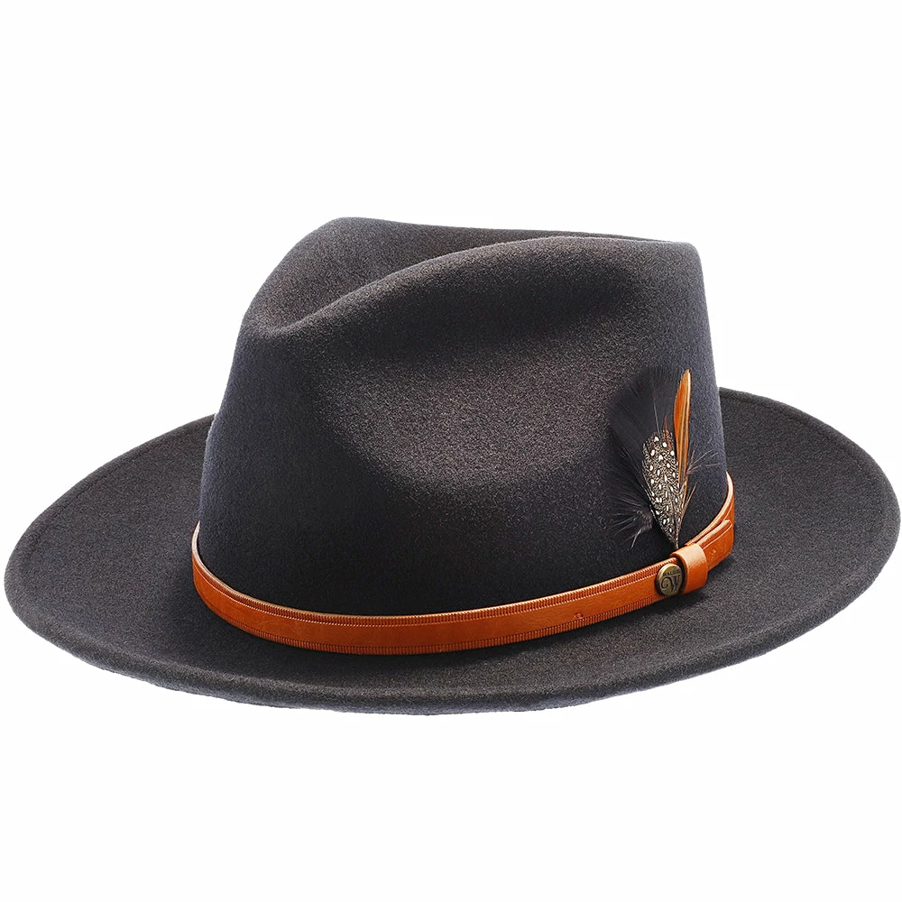 Seville - Walrus Hats Wool Fedora Hat 3 Seville - Walrus Hats Wool Fedora Hat