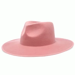 Walrus Hats Castle Pink W/ Western Bands Wool Fedora Hat -fashionablehats Sales Shop H7046 Castle Pink Western Bands Edit f36faa56 63d5 47b2 ab49 4048e085344c