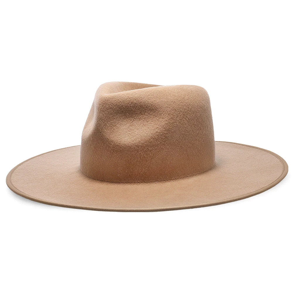 Walrus Hats Castle Brown W/ Festival Bands Wool Fedora Hat 3 Walrus Hats Castle Brown W/ Festival Bands Wool Fedora Hat