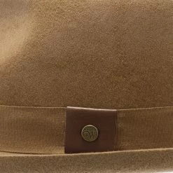 On Fleek - Walrus Hats Wool Fedora Hat -fashionablehats Sales Shop H7061 CAMELL 4a