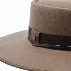 TBH - Walrus Wool Bolero Hat 14 TBH - Walrus Wool Bolero Hat -fashionablehats Sales Shop H7065 CAMELL 3a