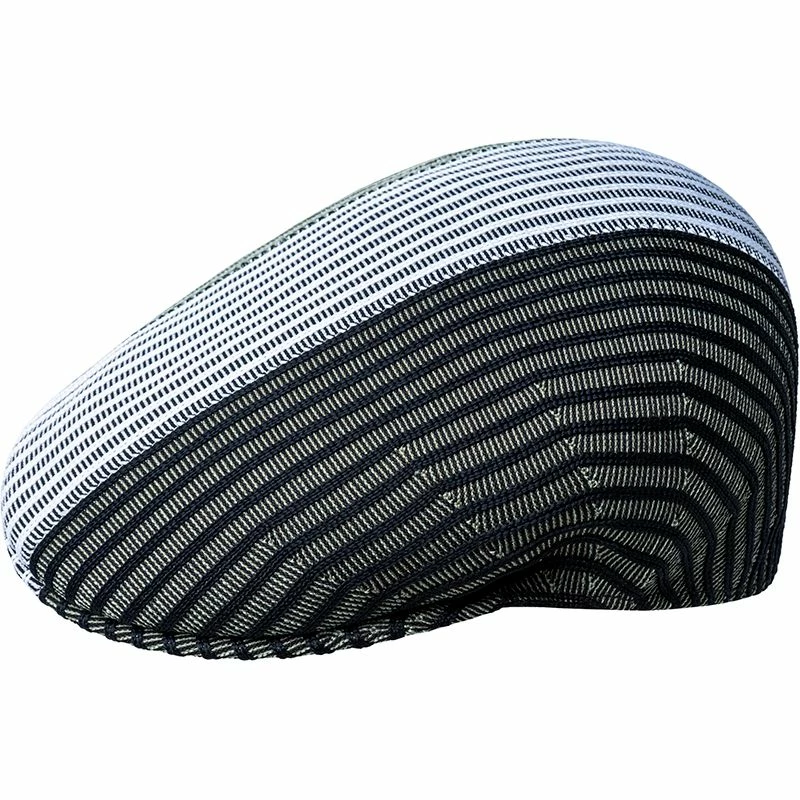 Kangol Tri Tone Rib 504 Cotton Flat Cap 4 Kangol Tri Tone Rib 504 Cotton Flat Cap - Image 2