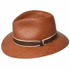 Brooks - Bailey 100% Handcrafted Panama Straw Hat -fashionablehats Sales Shop bailey fedora clay large brooks bailey 100 toquilla palm hat hat 16556578668684