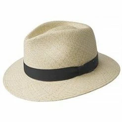 Brooks - Bailey 100% Handcrafted Panama Straw Hat -fashionablehats Sales Shop bailey fedora natural large brooks bailey 100 toquilla palm hat hat 16556578635916