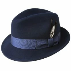 Tino - Bailey Wool Fedora Hat 18 Tino - Bailey Wool Fedora Hat -fashionablehats Sales Shop bailey fedora navy large tino bailey wool fedora hat hat 16707730276492