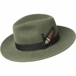 Sessum - Bailey Wool Fedora Hat -fashionablehats Sales Shop bailey pale olive sessums