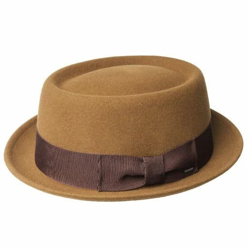 Darron - Bailey Wool Pork Pie Hat -fashionablehats Sales Shop bailey porkpie caramel large darron bailey wool pork pie hat hat 16524847906956