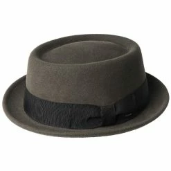 Darron - Bailey Wool Pork Pie Hat -fashionablehats Sales Shop bailey porkpie serpent large darron bailey wool pork pie hat hat 16524847972492