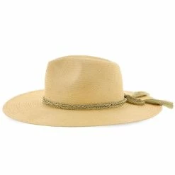 Palmara - Brooklyn Tea Straw Pinch Front Fedora Hat W/ Metallic Band - BKN1510 -fashionablehats Sales Shop brooklyn fedora palmara brooklyn tea straw pinch front fedora hat w metallic band bkn1510 hat 16711420575884
