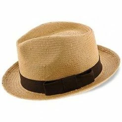 Williamsburg - Brooklyn Toast Straw Pinch Front Fedora Hat - BKN1469 -fashionablehats Sales Shop brooklyn fedora toast large williamsburg brooklyn toast straw pinch front fedora hat bkn1469 hat 16693758099596