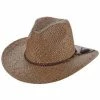 Brooklyn Hat Co. Frisco Straw Western Hat -fashionablehats Sales Shop brooklyn western toast one size fits most frisco brooklyn toast straw western hat w braided faux leather and tassel hat 16524471271564
