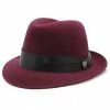 Dobbs Boulevard Wool Felt Fedora Hat -fashionablehats Sales Shop dobbs fedora burgundy large dobbs boulevard wool felt fedora hat hat 16524803801228