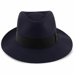 Egan - Dobbs Navy Fur Felt Fedora Hat -fashionablehats Sales Shop dobbs fedora egan dobbs navy fur felt fedora hat hat 16524525764748