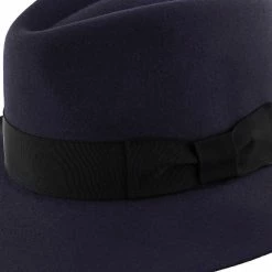 Egan - Dobbs Navy Fur Felt Fedora Hat -fashionablehats Sales Shop dobbs fedora egan dobbs navy fur felt fedora hat hat 16524526223500