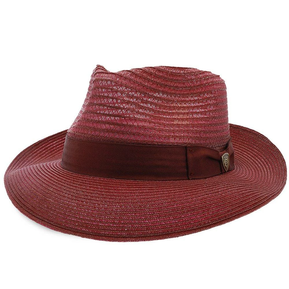 Dobbs Golden Coast Vented Milan Straw Fedora Hat 4 Dobbs Golden Coast Vented Milan Straw Fedora Hat - Image 2