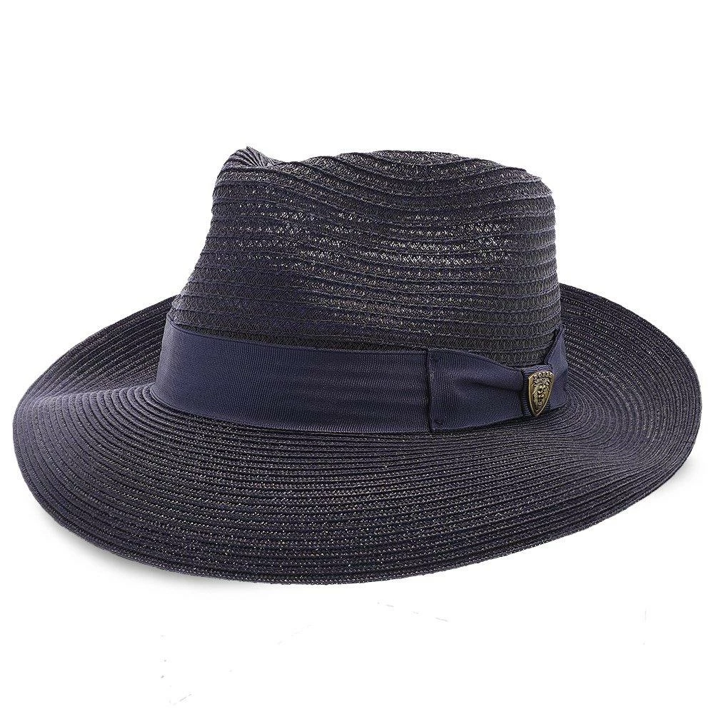Dobbs Golden Coast Vented Milan Straw Fedora Hat 5 Dobbs Golden Coast Vented Milan Straw Fedora Hat - Image 3