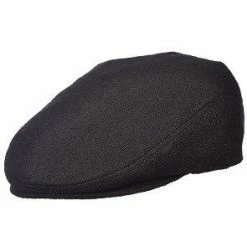 Abbott - DPC MW237 Black Wool Blend Ivy Cap