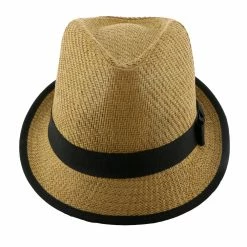 Ego - DPC LS172 Toyo Straw Fedora Hat -fashionablehats Sales Shop dorfman pacific trilby ego dpc ls172 ivory matte toyo straw fedora hat hat 16524469076108