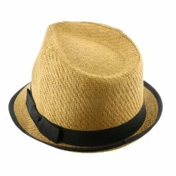 Ego - DPC LS172 Toyo Straw Fedora Hat -fashionablehats Sales Shop dorfman pacific trilby ego dpc ls172 ivory matte toyo straw fedora hat hat 16524469207180