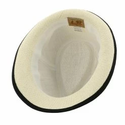 Ego - DPC LS172 Toyo Straw Fedora Hat -fashionablehats Sales Shop dorfman pacific trilby ego dpc ls172 ivory matte toyo straw fedora hat hat 16524469469324