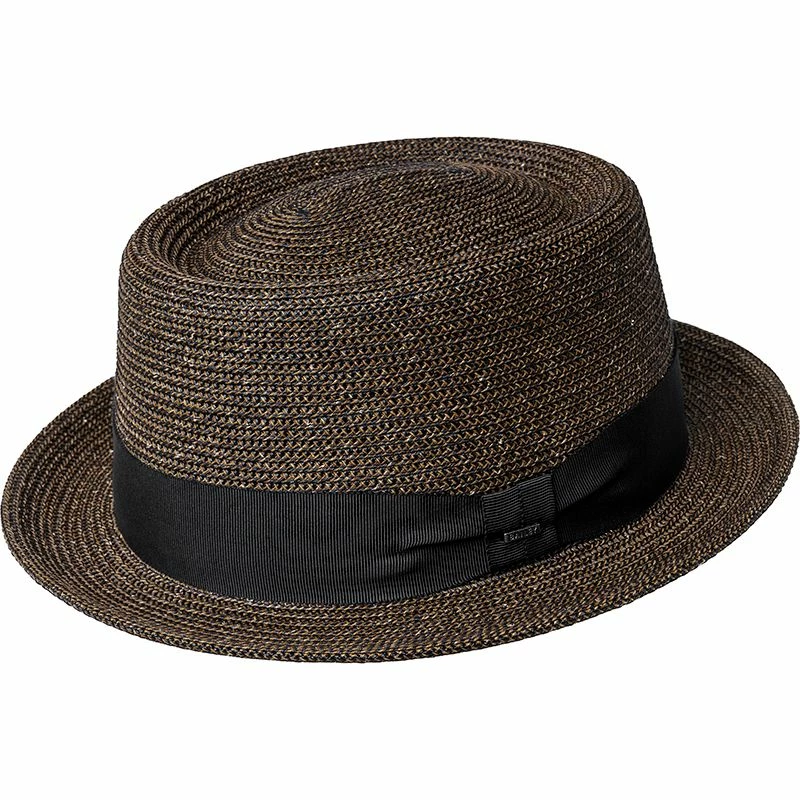 Waits - Bailey Straw Pork Pie Hat 5 Waits - Bailey Straw Pork Pie Hat - Image 3