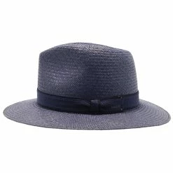 Brooks - Bailey 100% Handcrafted Panama Straw Hat -fashionablehats Sales Shop h 22721 denim 2a