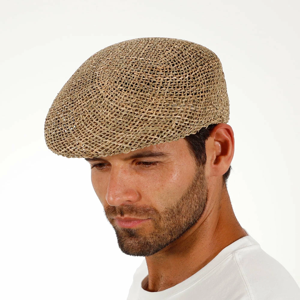 Clyde - DPC 916 Twisted Seagrass Straw Ivy Cap 10 Clyde - DPC 916 Twisted Seagrass Straw Ivy Cap - Image 8