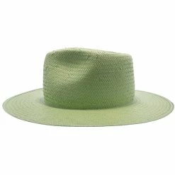 Geraldine - Betmar Paper Straw Fedora Hat -fashionablehats Sales Shop h b2001h lightgrn 2a